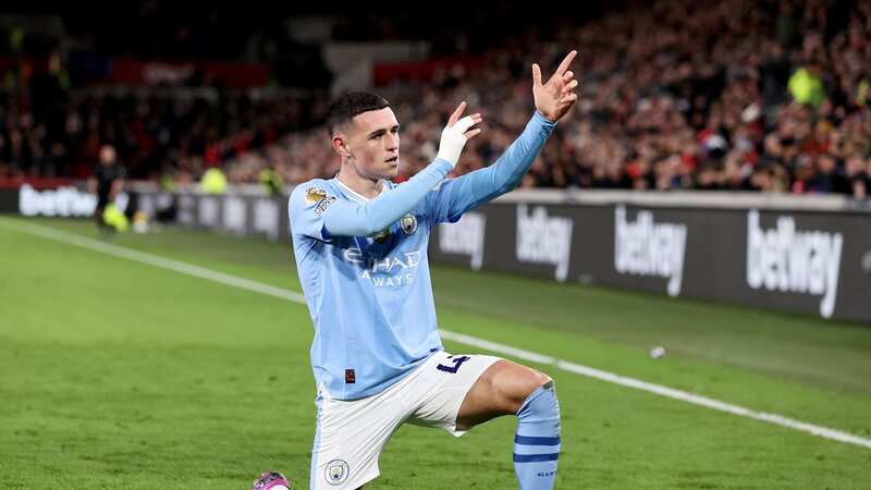 Phil Foden scored a hat-trick in Manchester City