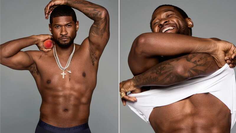 Kim Kardashian sends fans wild as she unveils Usher as new model for fashion label SKIMS