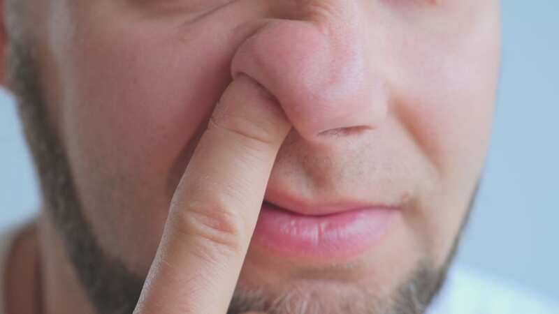 An Australian study suggests that picking your nose allows dangerous bacteria to enter the brain (Image: Getty Images)
