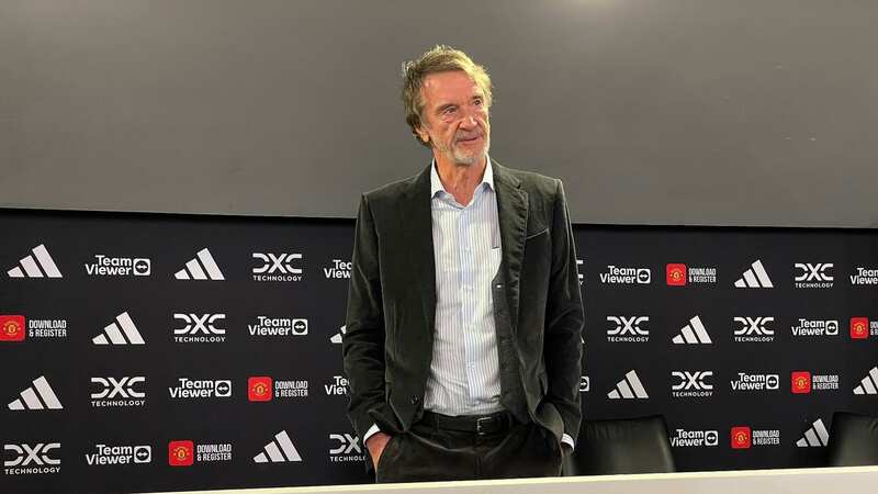 Sir Jim Ratcliffe speaking to the press at Old Trafford in January. (Image: PA)