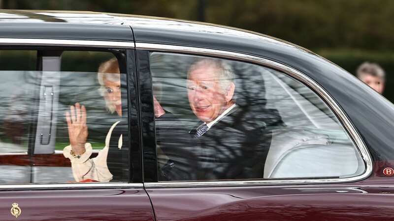 Emotional Charles seen for first time since cancer diagnosis as Harry visits