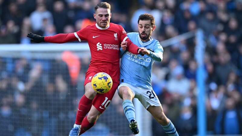 Liverpool are two points ahead of Manchester City in the Premier League ace, but City have a game in hand (Image: Getty Images)