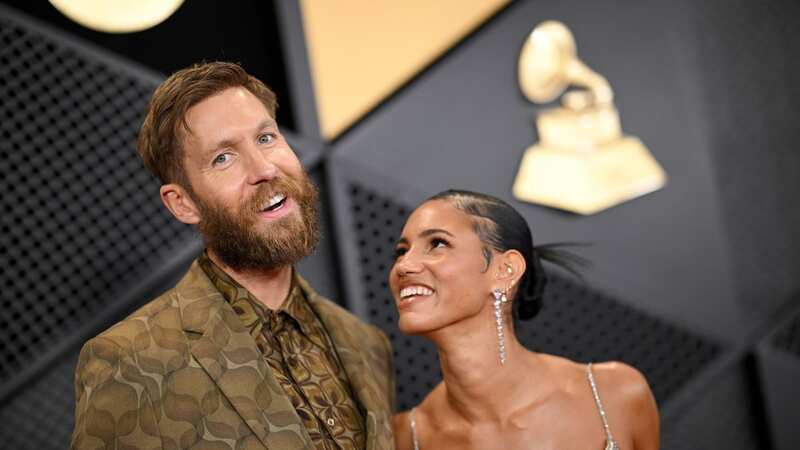 Calvin Harris and Vick Hope tied the knot in Ibiza last summer (Image: Getty Images)