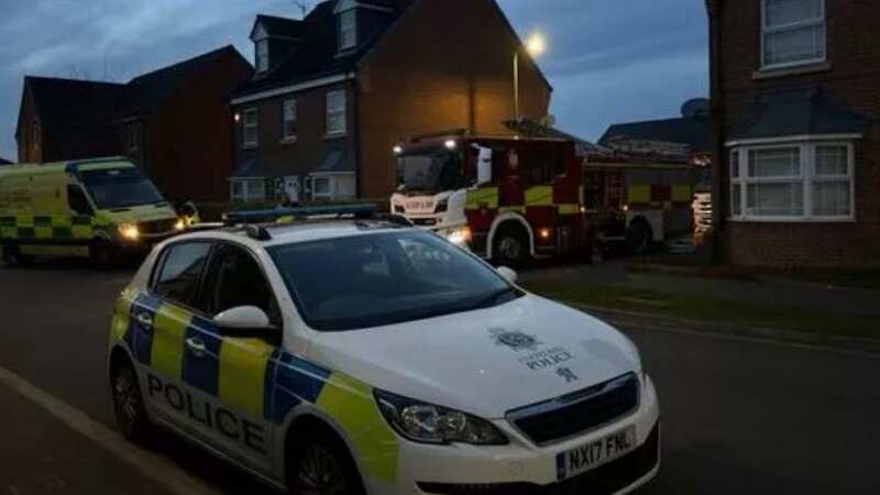 Emergency services outside the home (Image: Teeside Live)