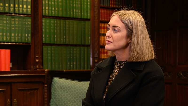 Esther Ghey was visiting Parliament today and sat in on PMQs (Image: Getty Images)