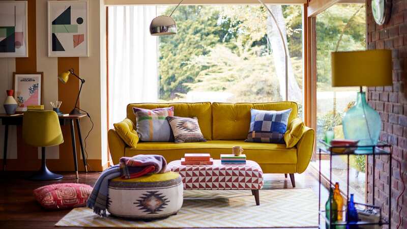 One in four homeowners would like to use brighter colours in their home (Image: DFS)