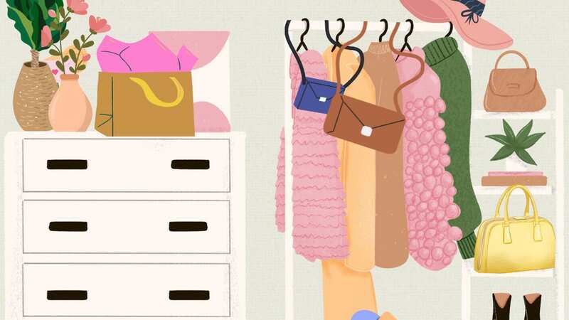 Can spot two love letters lost in cluttered wardrobe within 30 seconds? (Image: QUIZ)