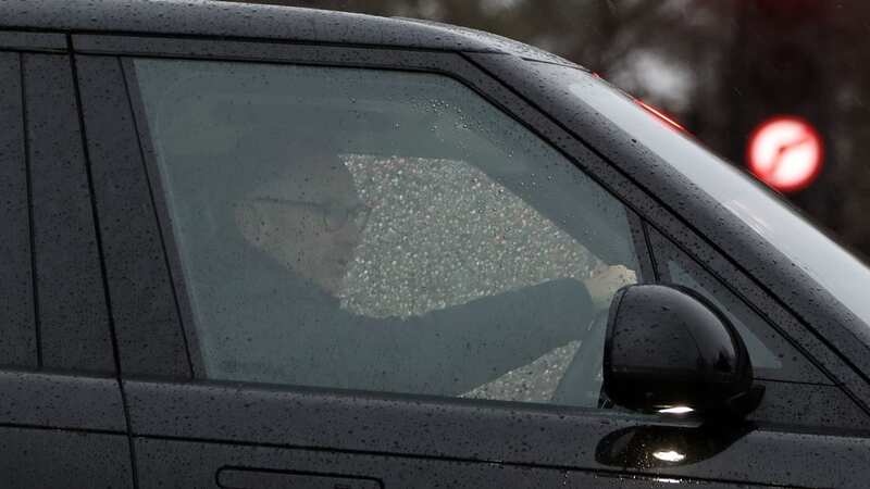 Christian Horner seen driving on Thursday amid a Red Bull investigation into allegations made against him (Image: Beretta-Sims)