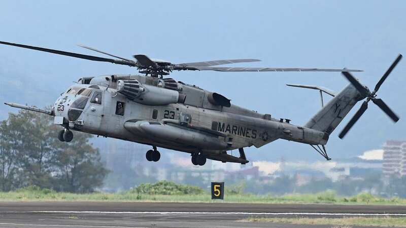 The Marines were on board a CH-53E Super Stallion which never arrived at its destination (Image: AFP via Getty Images)