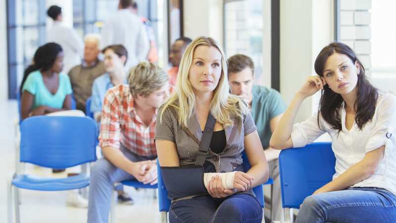 12-hour waits in A&E are become more and more common (Image: Getty Images)