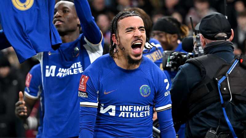 Malo Gusto helped Chelsea win at Villa Park (Image: Darren Walsh/Chelsea FC via Getty Images)