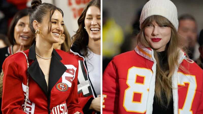 Kristin Juszczyk has signed an official deal to make NFL gear, but will not be designing a custom-made jacket for Taylor Swift for the Super Bowl (Image: Getty Images)