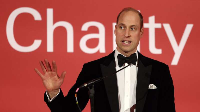 Prince William at a gala dinner this week (Image: Getty Images)