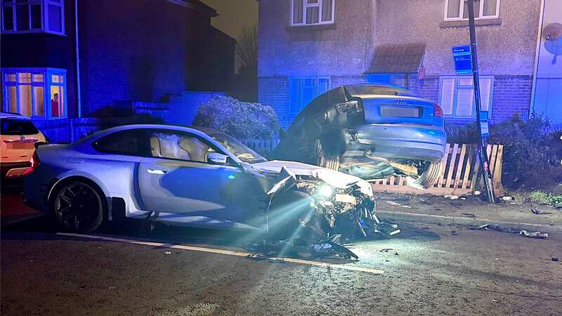 Amy Watson said her car stopped her neighbours house from being smashed by a speeding motorist (Image: Daily Echo/Solent News)