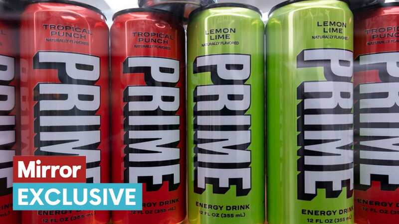 Cans of Prime Energy contain significantly more caffeine than a typical mug of coffee (Image: In Pictures via Getty Images)