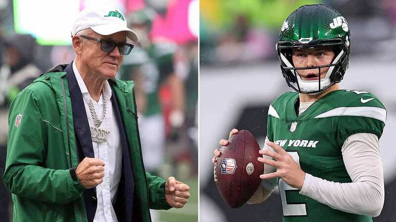 Woody Johnson has taken a dig at Jets backup QB Zach Wilson (Image: Getty)
