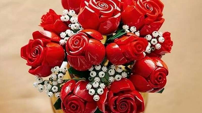 These roses "look real" despite being far from it (Image: LEGO)