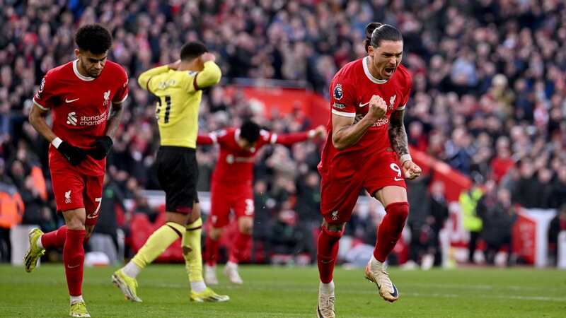 Darwin Nunez was on target as Liverpool beat Burnley 3-1 (Image: Andrew Powell/Liverpool FC)