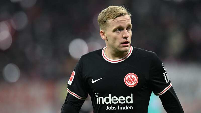 Donny van de Beek has been left out of Eintracht Frankfurt