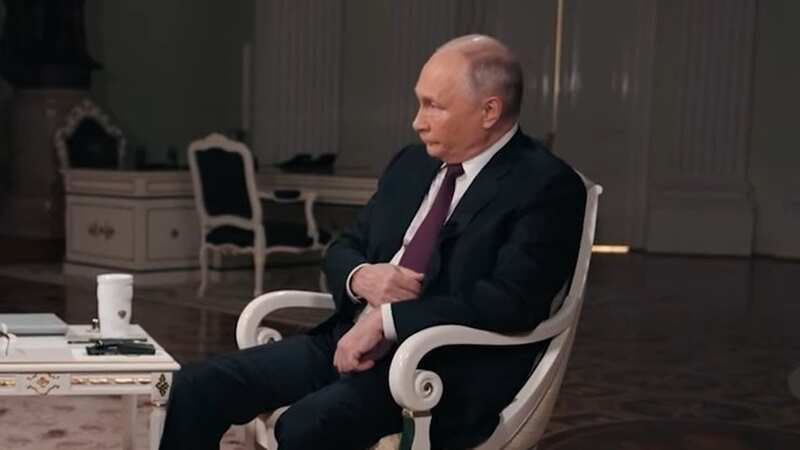 Vladimir Putin made several outlandish claims during his interview with Tucker Carlson this week (Image: TCN)
