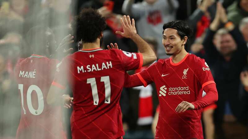 Takumi Minamino had high praise for his team-mates at Liverpool (Image: Clive Brunskill/Getty Images)