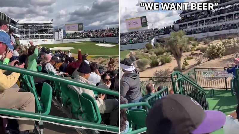 Beer sales were halted at the Waste Management Phoenix Open (Image: Getty)