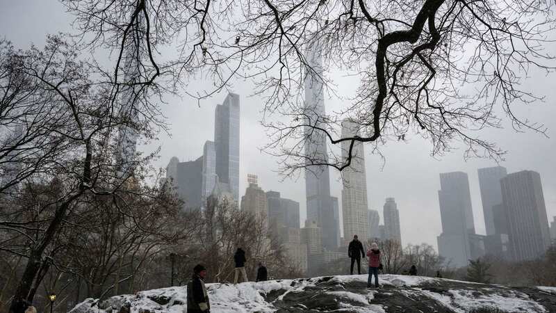 Several inches of snow is expected to fall in New York this week (Image: AFP via Getty Images)
