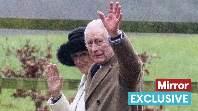 King Charles attended a service at St Mary Magdalene Church today (Image: Ian Vogler / Daily Mirror)