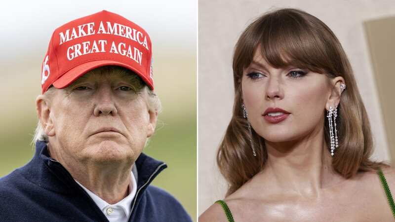 Donald Trump tore into Taylor Swift on his Truth social media (Image: No credit)