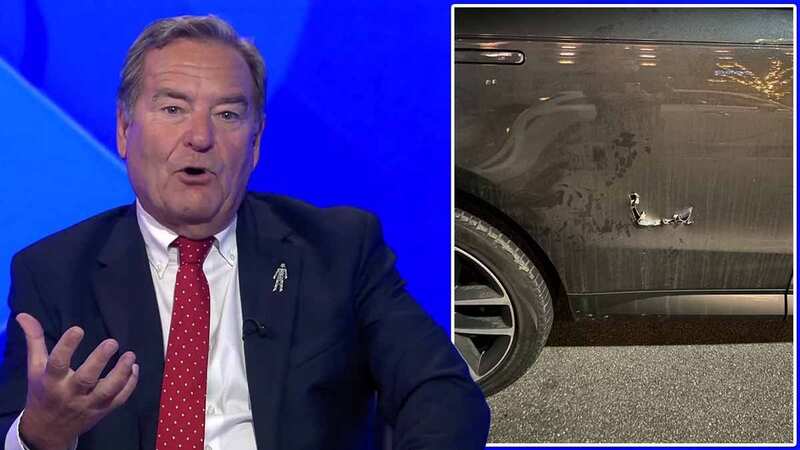 Stelling was left furious after his car was damaged (Image: Sky Sports)