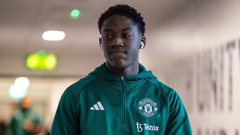 Kobbie Mainoo is set to be promoted into the England Under-21 squad (Image: Ash Donelon/Manchester United FC)