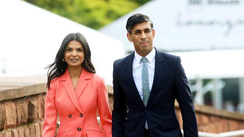 Rishi Sunak and Akshata Murty are the richest inhabitants of Downing Street in history (Image: Lee McLean / SWNS)
