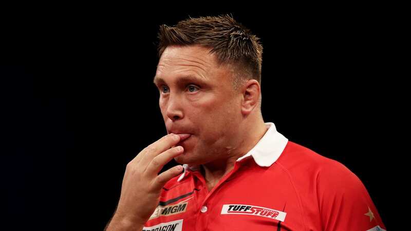 Gerwyn Price quit his Players Championship last 16 match early (Image: Ryan Hiscott/Getty Images)