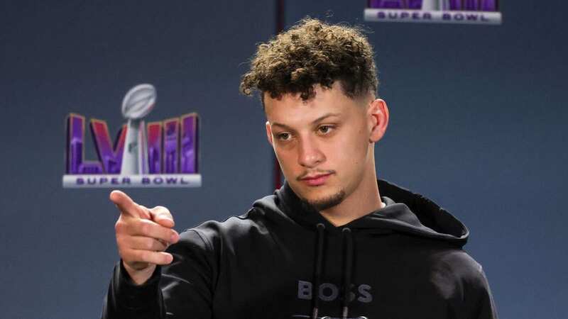 After a night of Super Bowl celebrations, Patrick Mahomes was still talking about a three-peat (Image: Ethan Miller/Getty Images)
