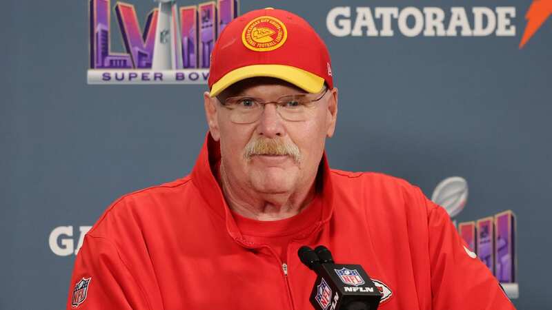 Andy Reid said just two things to the Kansas City Chiefs at halftime (Image: No credit)