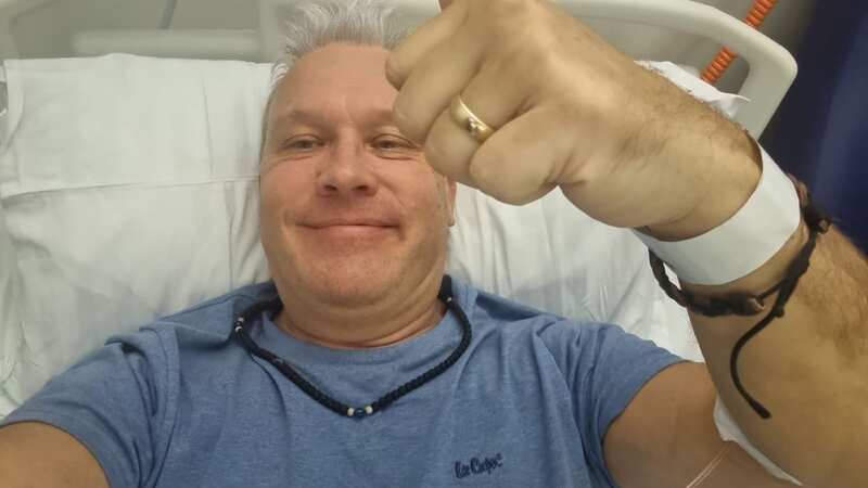 Gary is recovering after suffering from a major stroke whilst out shopping (Image: Gary Smith)