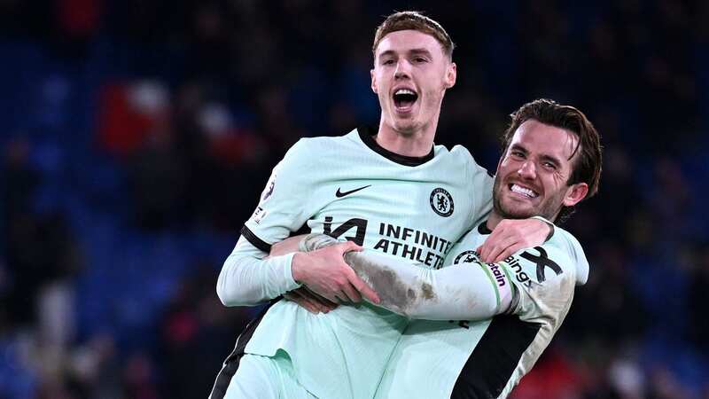 Cole Palmer and Ben Chilwell celebrate Chelsea