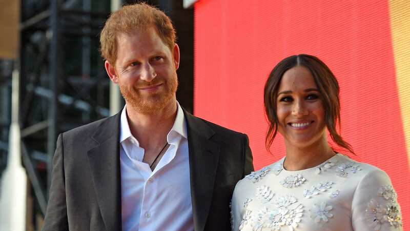 Prince Harry and Meghan Markle are still using their Sussex titles on the website (Image: Getty)