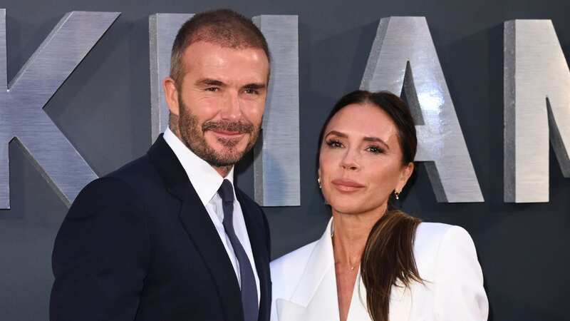 David Beckham shares a saucy photo of himself and wife Victoria as the couple wish each other a happy Valentine