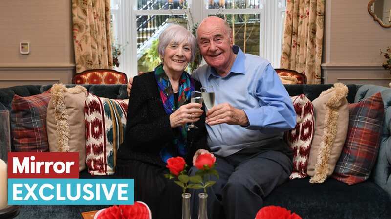 Jean Crowther, 92, and Peter Crowther, 91, are amongst the couples at the care home