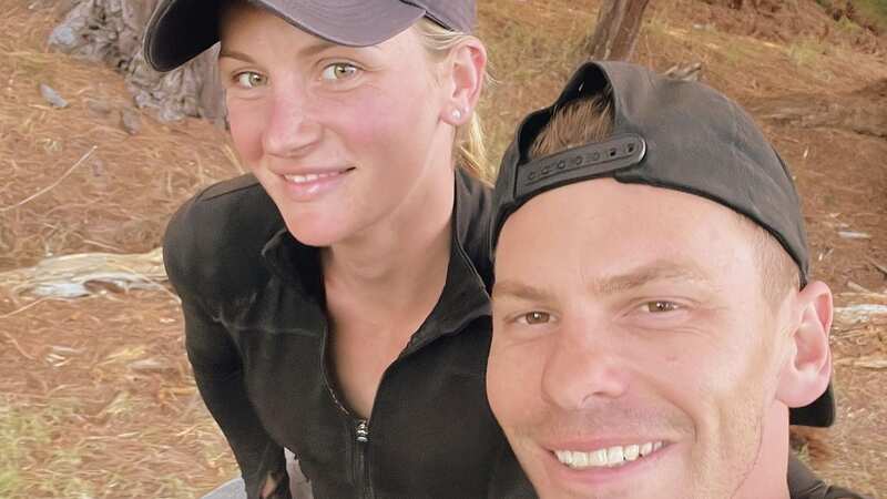Jamie Kah with Ben Melham: the jockey couple have announced their engagement (Image: jamieleekah07/Instagram)