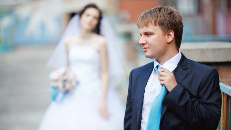 The bride walked in on them when she was trying to go to the loo (Stock Photo) (Image: Getty Images/iStockphoto)