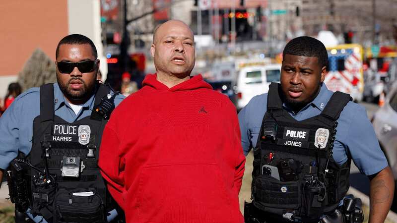 Moment cops arrest suspect after Chiefs Super Bowl parade shooting as one dead