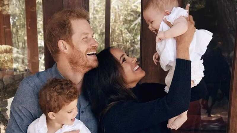 Harry and Meghan, pictured in 2021, are parents to Archie, aged 4, and Lillibet, aged 2 (Image: EPN/Newscom / Avalon)