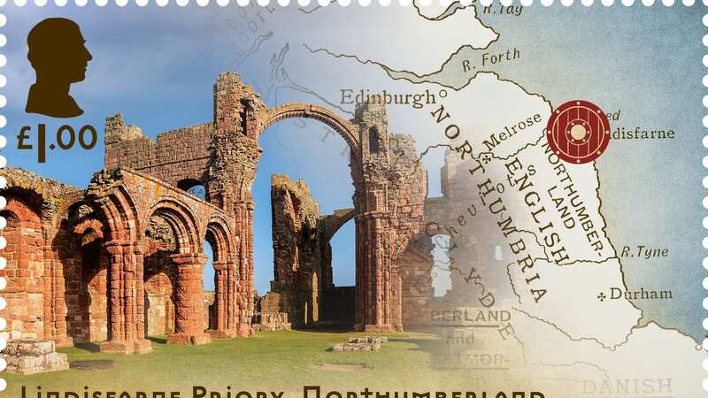 The eight stamps feature Viking artefacts and significant locations from around the UK (Image: No credit)