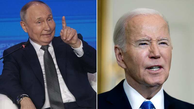 Vladimir Putin has confessed he prefers Joe Biden to Trump (Image: Getty Images)