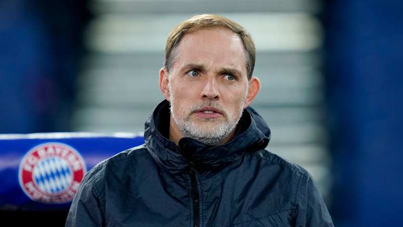 Thomas Tuchel speaks to the media at full-time following Bayern Munich