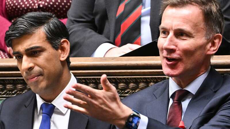 Rishi Sunak and Chancellor Jeremy Hunt, who will unveil his Budget in three weeks (Image: UK PARLIAMENT/AFP via Getty Imag)
