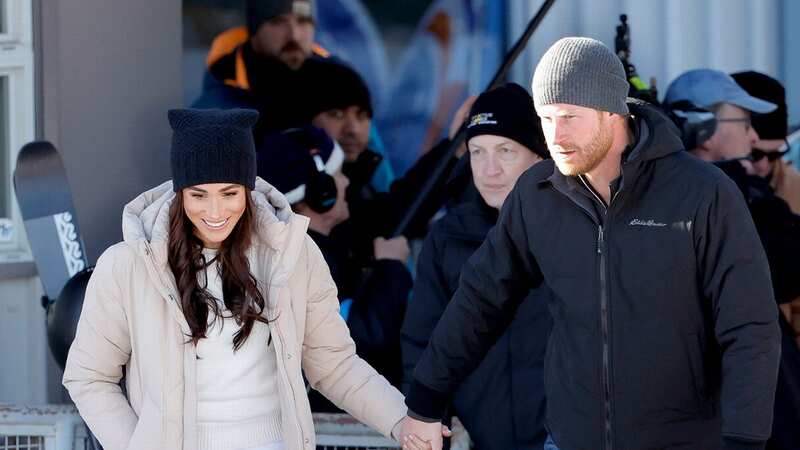 Harry and Meghan in Whistler (Image: Getty Images)