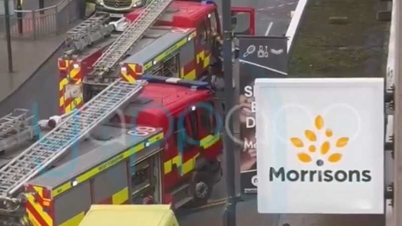 Emergency services descended on the Morrisons (Image: YappApp)